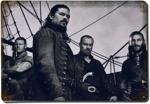 Металлическая жестяная табличка-постер Black Sails, забавный винтажный настенный декор, алюминий
Металлическая жестяная табличка-постер Black Sails, забавный винтажный настенный декор, алюминий