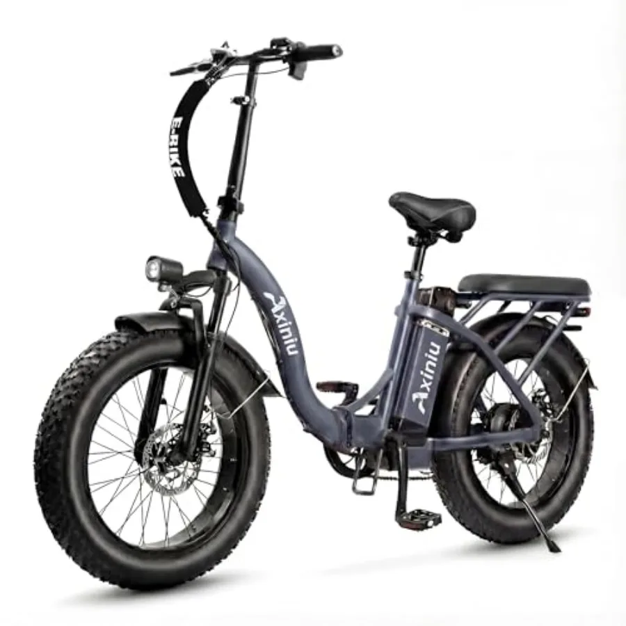 Electric bike for urban commuting, aluminum alloy frame, matte black finish, foldable design with dual removable batteries for
Electric bike for urban commuting, aluminum alloy frame, matte black finish, foldable design with dual removable batteries for