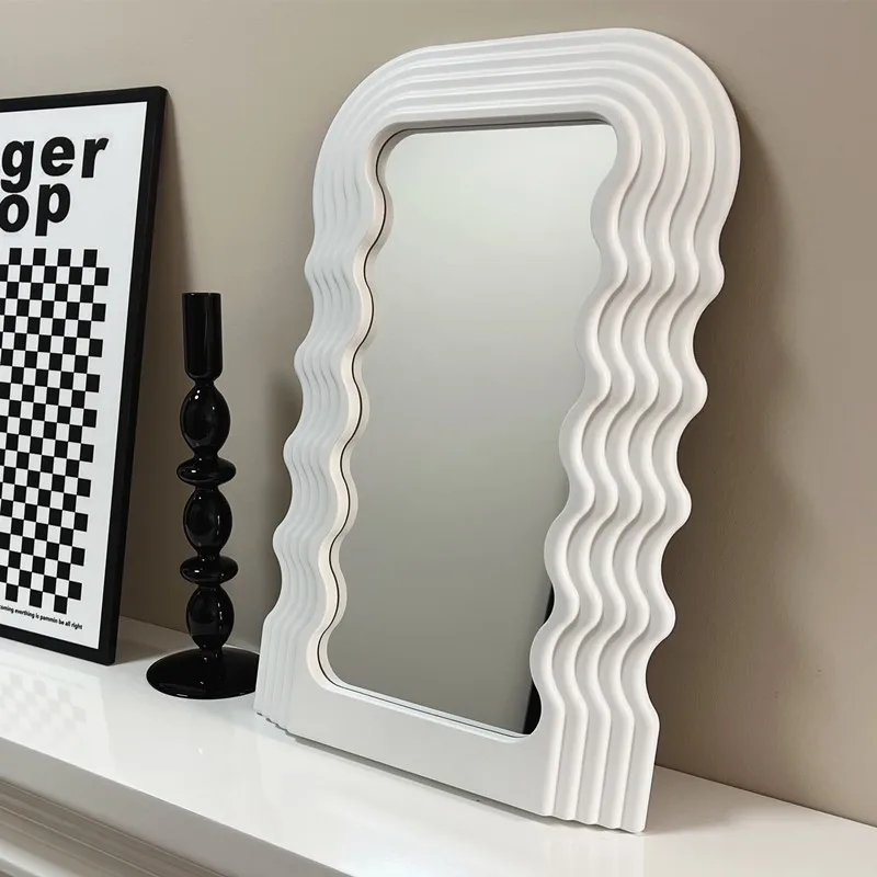 Mid-Ancient Style Wave Special-Shaped Mirror Makeup Mirror Net Red Blogger Desktop Decorative Mirror
Mid-Ancient Style Wave Special-Shaped Mirror Makeup Mirror Net Red Blogger Desktop Decorative Mirror