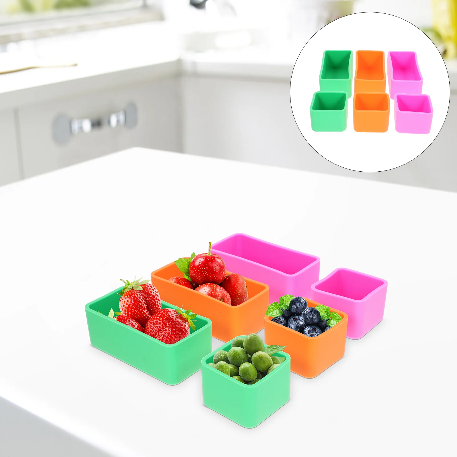 6 Pcs Condiment Compartment Reusable Food Container Heating Wear-resistant Casserole
6 Pcs Condiment Compartment Reusable Food Container Heating Wear-resistant Casserole