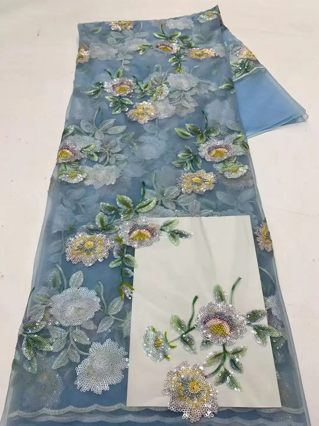 Wholesale African Nigerian Embroidery Lace Fabric High Quality French Sequins Tulle Lace Fabric For Party Evening Dress Sewing
Wholesale African Nigerian Embroidery Lace Fabric High Quality French Sequins Tulle Lace Fabric For Party Evening Dress Sewing