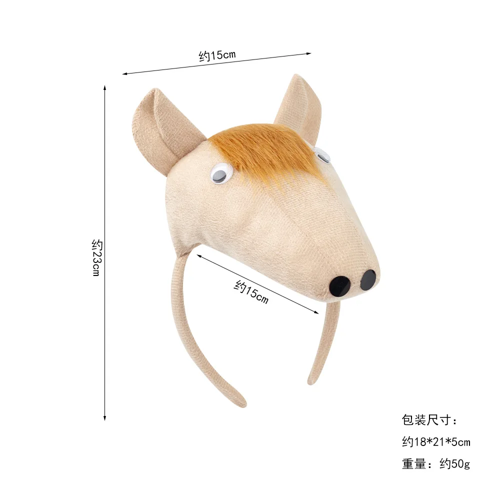 Horse Headband Costume Headwear Party Supplies Cosplay Dress Up Prop For Adults Kids Elastic Adjustable Comfortable Fabric
Horse Headband Costume Headwear Party Supplies Cosplay Dress Up Prop For Adults Kids Elastic Adjustable Comfortable Fabric
