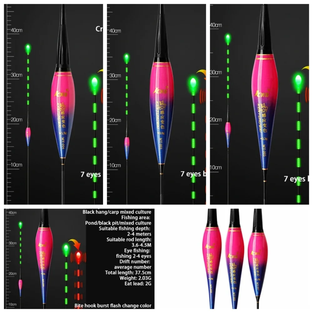 Smart Fishing Led Light Float 1Pcs Equipment Night Fishing Tie Gravity Sensing Chip Stopper Accessories With Battery CR425
Smart Fishing Led Light Float 1Pcs Equipment Night Fishing Tie Gravity Sensing Chip Stopper Accessories With Battery CR425