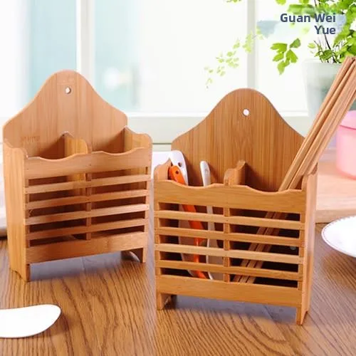 Wall-Mounted Bamboo Chopsticks Holder Drainage Storage Cage Multi-Functional Simple Design Creative Kitchen Dining Accessories
Wall-Mounted Bamboo Chopsticks Holder Drainage Storage Cage Multi-Functional Simple Design Creative Kitchen Dining Accessories
