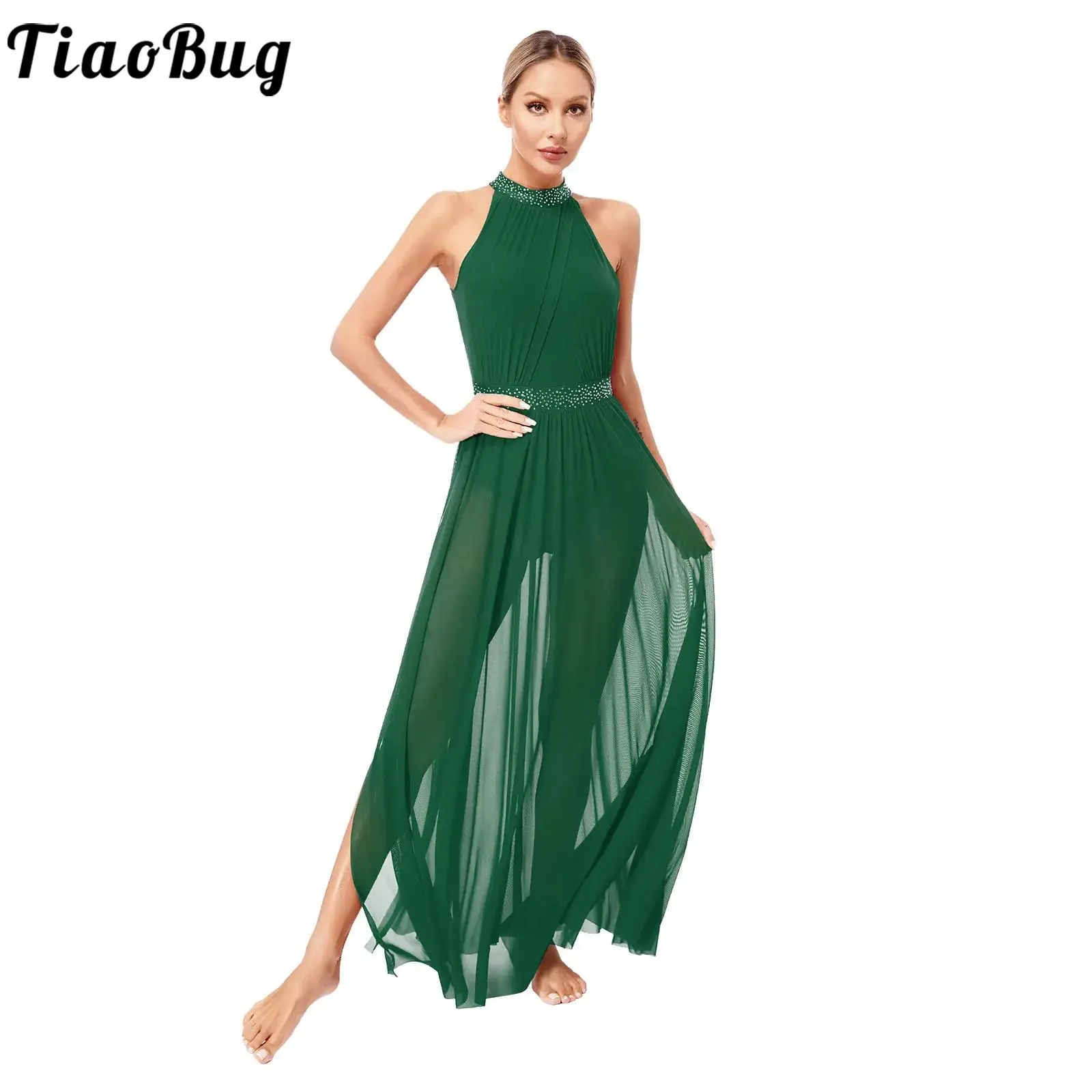 Лирическое балетное платье, женское длинное прозрачное сетчатое танцевальное платье без рукавов, блестящие стразы, сетчатый макси-купальник с разрезом по бокам, костюмы
Лирическое балетное платье, женское длинное прозрачное сетчатое танцевальное платье без рукавов, блестящие стразы, сетчатый макси-купальник с разрезом по бокам, костюмы