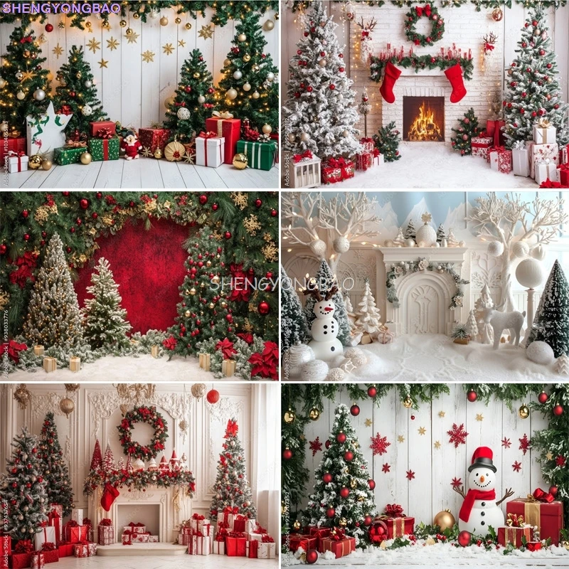 Festive Christmas Room Fireplace Photography Backdrops Winter New Year Holidays Party Xmas Tree Window Photo Background BR-03
Festive Christmas Room Fireplace Photography Backdrops Winter New Year Holidays Party Xmas Tree Window Photo Background BR-03