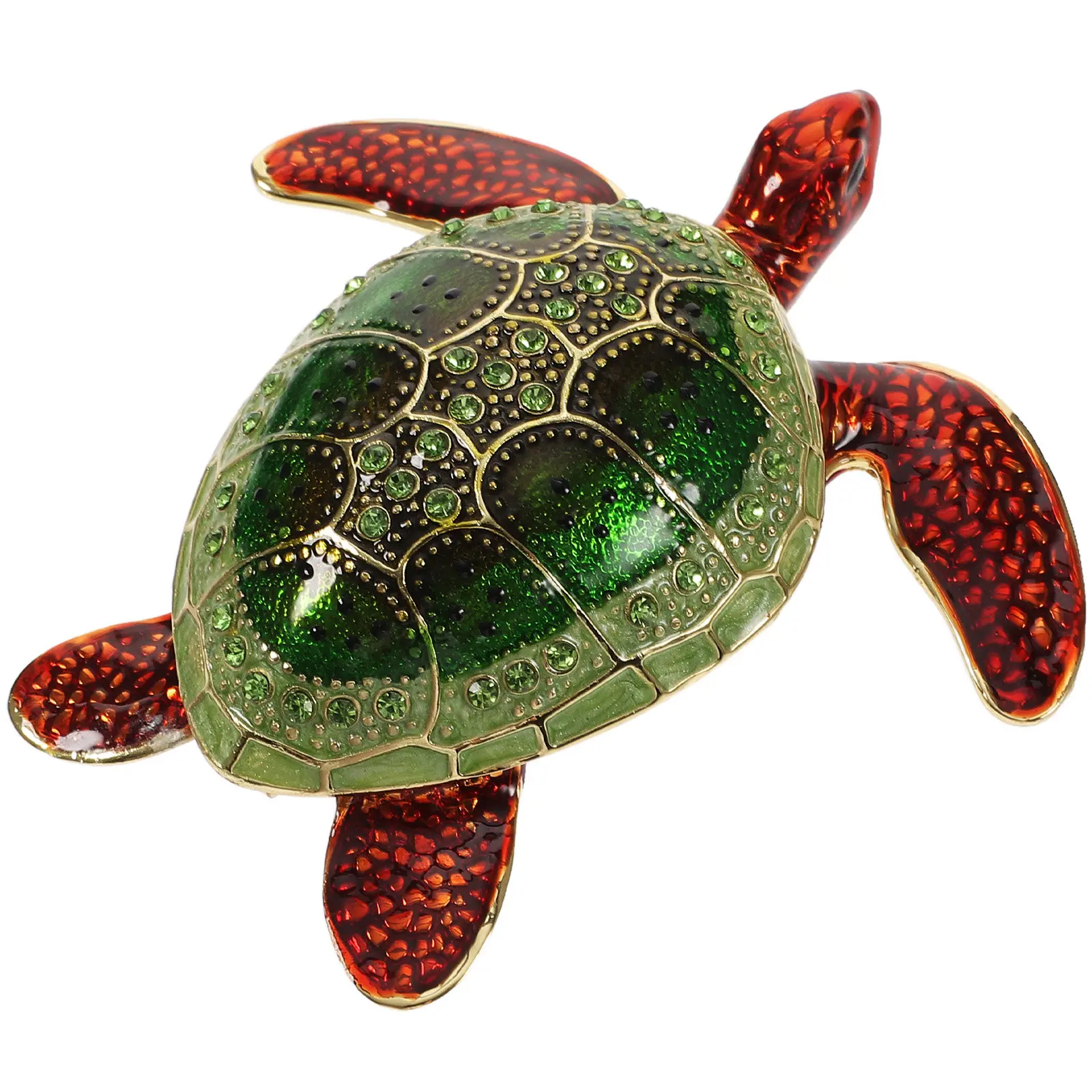 Metal Turtle Storage Case for Jewelry Small Sea Shaped Rhinestones Safe Alloy bracelet Ring Trinket Boxes Organizer
Metal Turtle Storage Case for Jewelry Small Sea Shaped Rhinestones Safe Alloy bracelet Ring Trinket Boxes Organizer