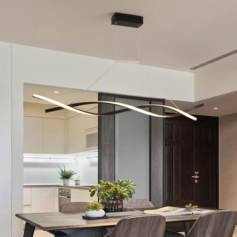 Dimmable Matte Black Minimalist Modern Led Pendant Lights For Living Room Dining RoomKitchen Pendant Lamp Decorative lighting
Dimmable Matte Black Minimalist Modern Led Pendant Lights For Living Room Dining RoomKitchen Pendant Lamp Decorative lighting