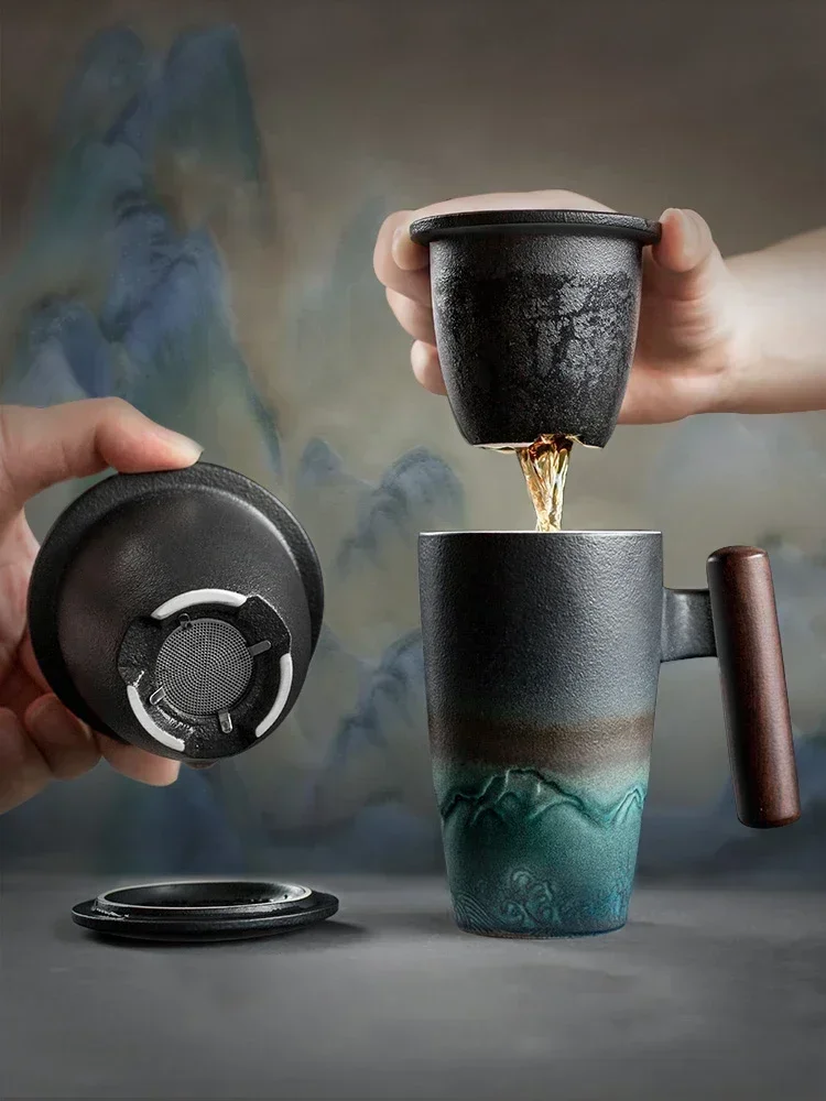 Creative Retro Mug Ceramic Large Tea Cup Coffee Handmade Pottery Mug Cups and Mugs Business Gift Set Bol Traditionnel Chinois
Creative Retro Mug Ceramic Large Tea Cup Coffee Handmade Pottery Mug Cups and Mugs Business Gift Set Bol Traditionnel Chinois
