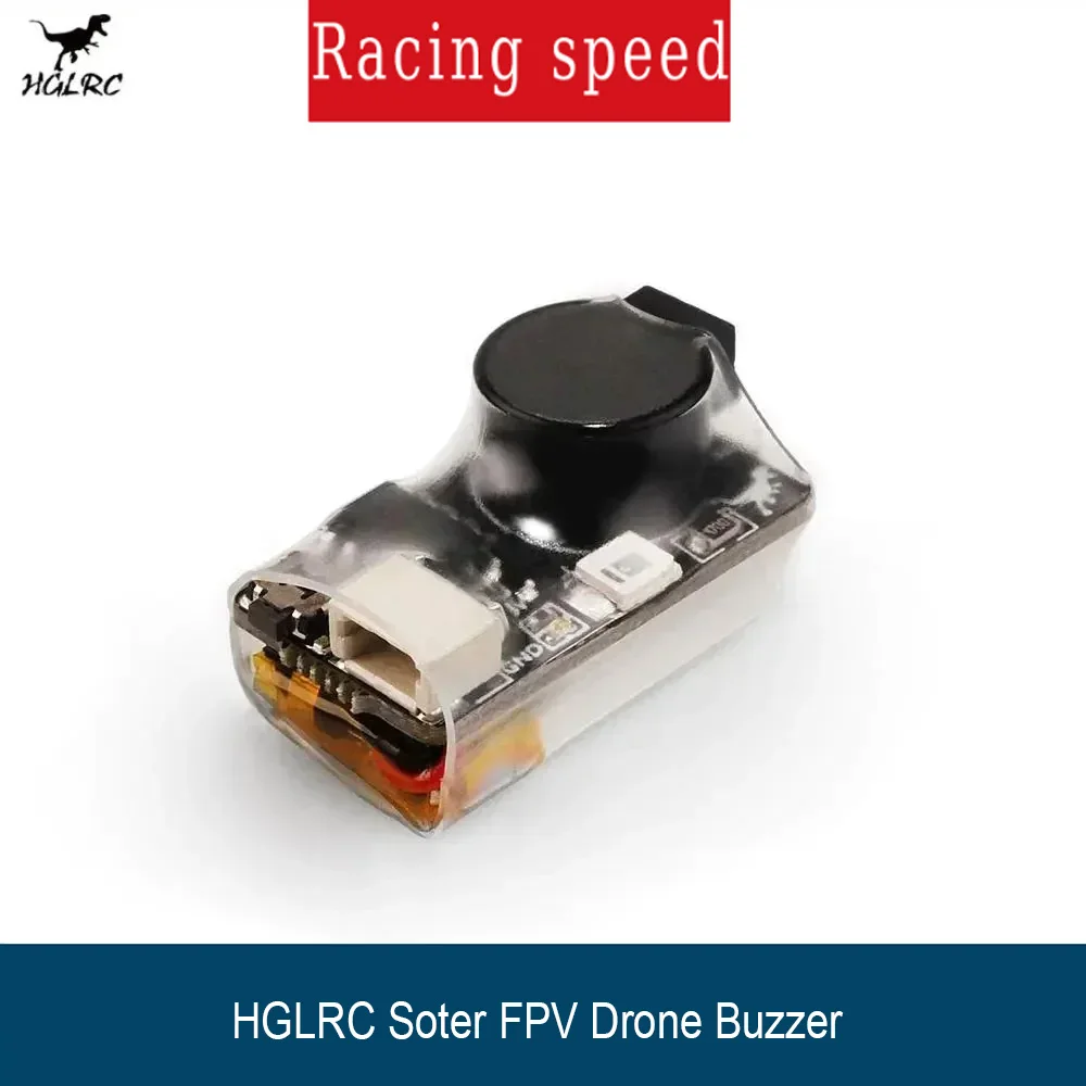 100dB Lost Model Buzzer with LED, HGLRC Soter for FPV Drone Rescue, Built-in Battery Ultra-Compact 22x12x12mm for Airplane/Quad
100dB Lost Model Buzzer with LED, HGLRC Soter for FPV Drone Rescue, Built-in Battery Ultra-Compact 22x12x12mm for Airplane/Quad