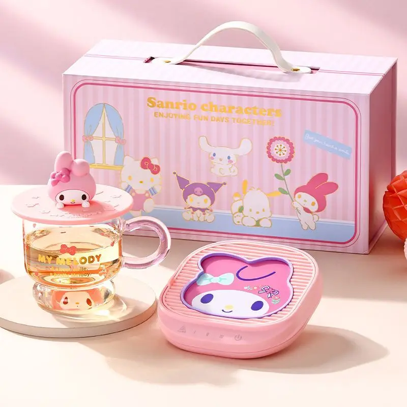 Sweet My Melody Anime Kawaii Sanrio Hello Kitty Temperature Heating Warming Cup Set Cute Kuromi Creative Birthday Gift for Girls
Sweet My Melody Anime Kawaii Sanrio Hello Kitty Temperature Heating Warming Cup Set Cute Kuromi Creative Birthday Gift for Girls