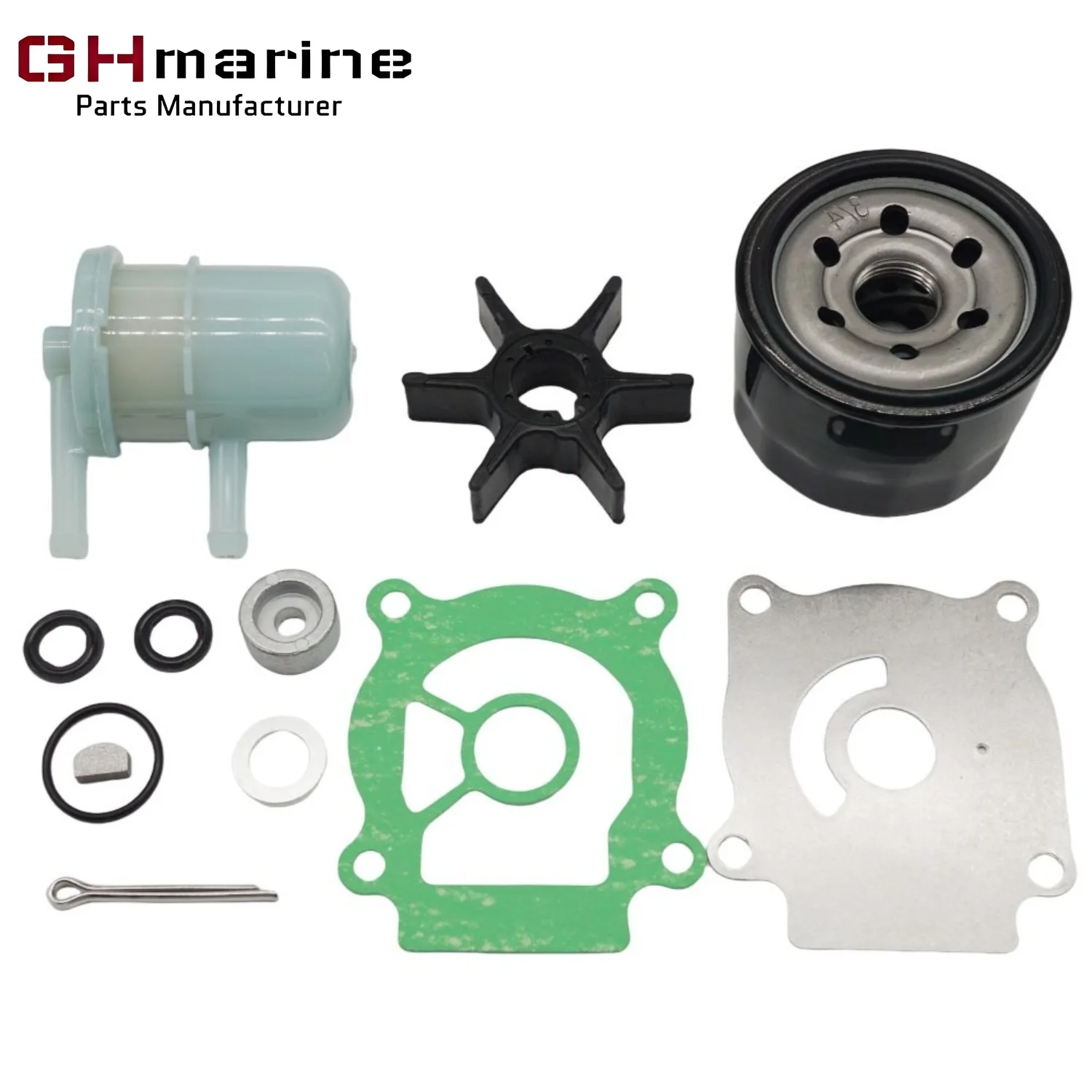 Outboard Water Pump Maintenance Kit For Suzuki 25 30HP DF25 DF30 17400-96354 17400-89822 17400-89820 With Oil Filter 16510-87J01
Outboard Water Pump Maintenance Kit For Suzuki 25 30HP DF25 DF30 17400-96354 17400-89822 17400-89820 With Oil Filter 16510-87J01