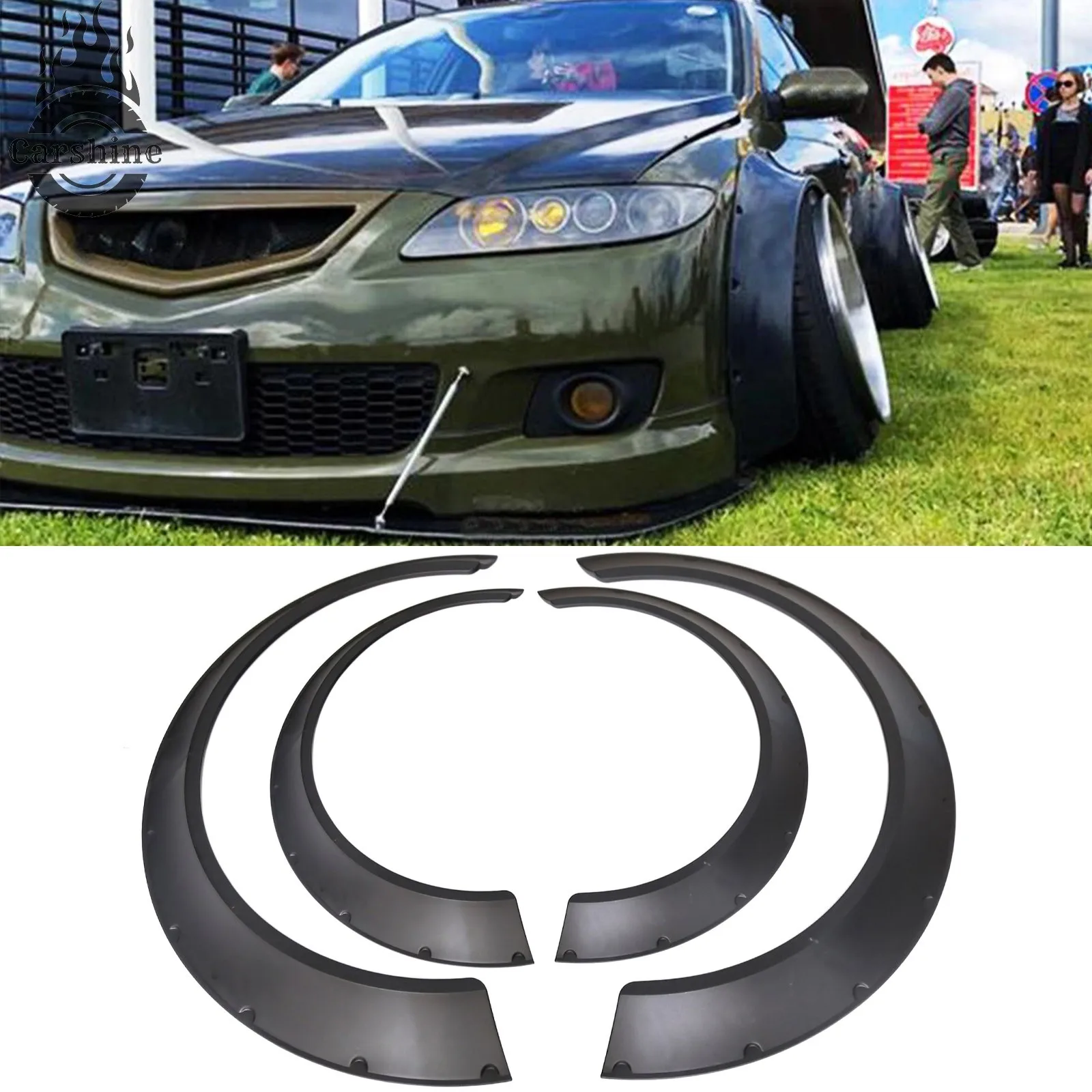 4" Car Fender Flares Mudguard Wheel Arches Extra Wide Kit For Mazda 3 Mazda 6
4" Car Fender Flares Mudguard Wheel Arches Extra Wide Kit For Mazda 3 Mazda 6