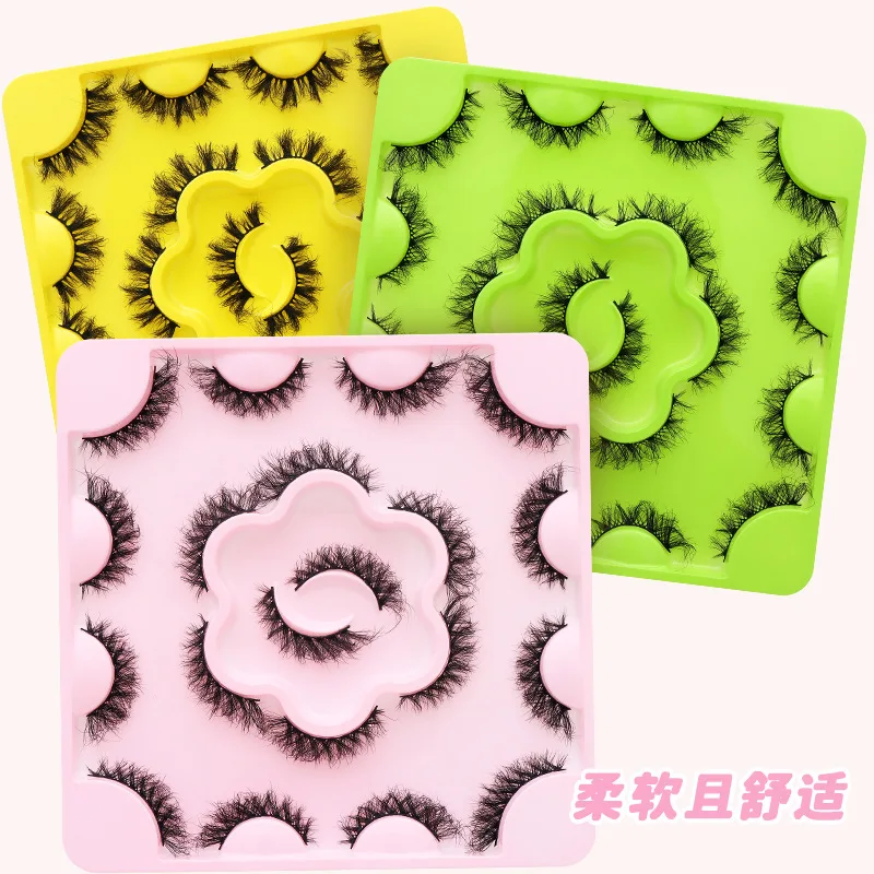 10 Pairs Fake Eyelashes Set Curl Fluffy Artificial Mink Eyelashes Durable Easy to Apply Eyelash Factory Direct Sale
10 Pairs Fake Eyelashes Set Curl Fluffy Artificial Mink Eyelashes Durable Easy to Apply Eyelash Factory Direct Sale