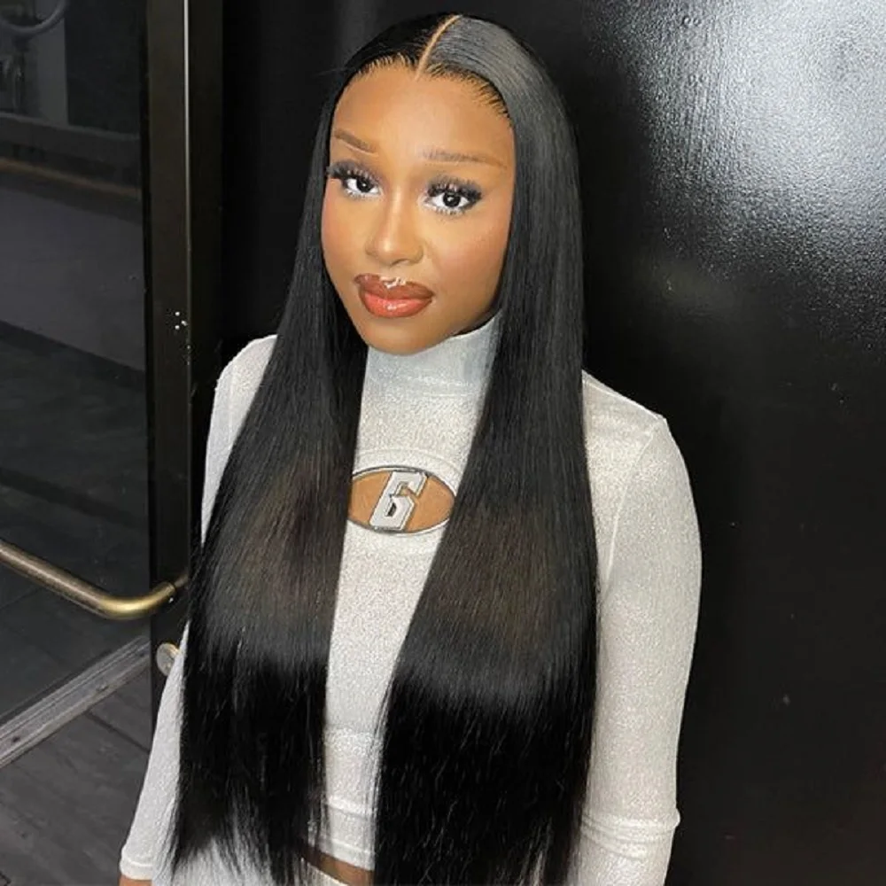 5X5 Glueless Straight Hd Lace Frontal Wig Human Hair 100% Natural 30 40 inch Cheap Brazilian Wigs Pre plucked for Women Choice
5X5 Glueless Straight Hd Lace Frontal Wig Human Hair 100% Natural 30 40 inch Cheap Brazilian Wigs Pre plucked for Women Choice
