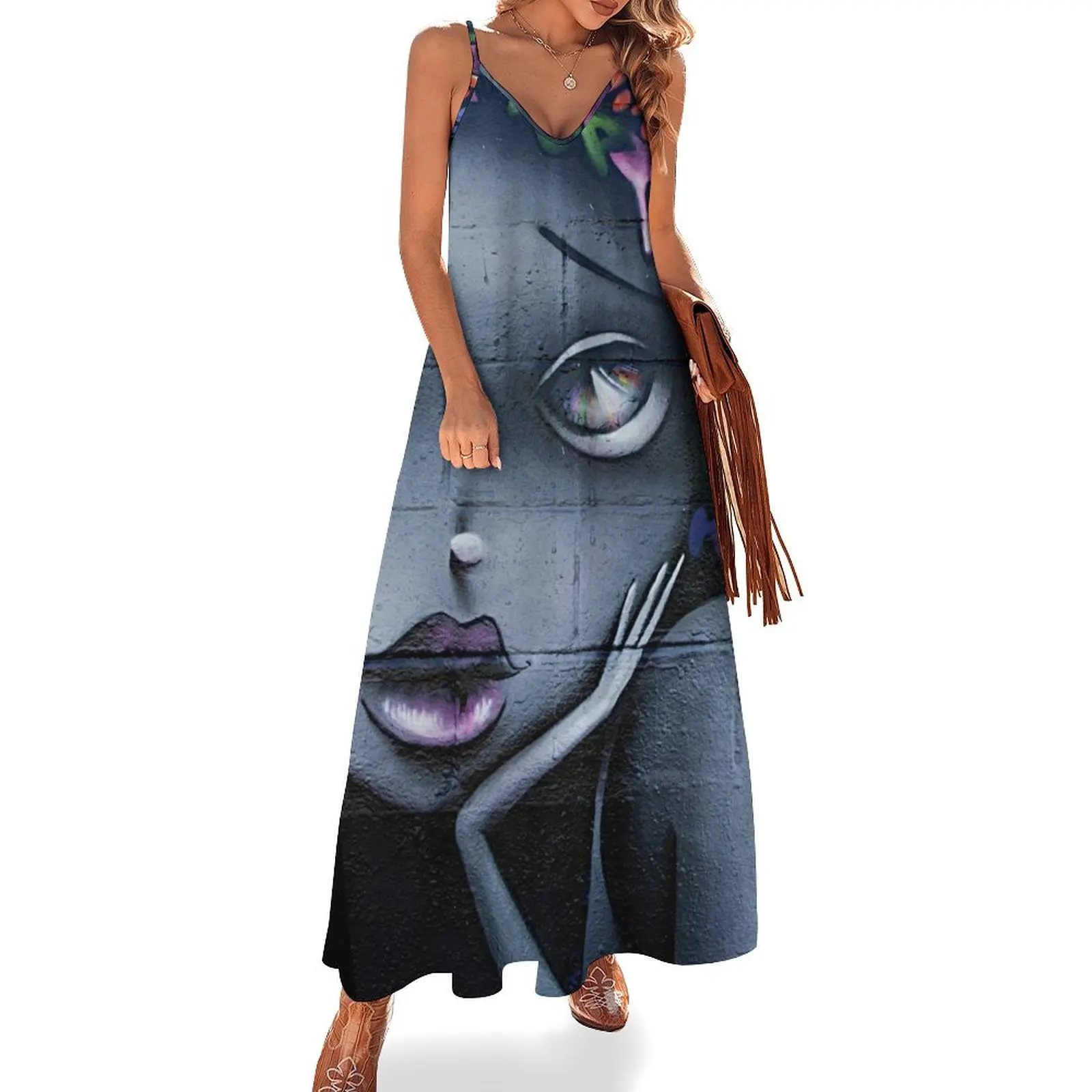 Urban Grafitti Street Art Pretty Girl Sleeveless Dress Dress for girls Party dresses elegant chic wedding evening dresses Dress
Urban Grafitti Street Art Pretty Girl Sleeveless Dress Dress for girls Party dresses elegant chic wedding evening dresses Dress