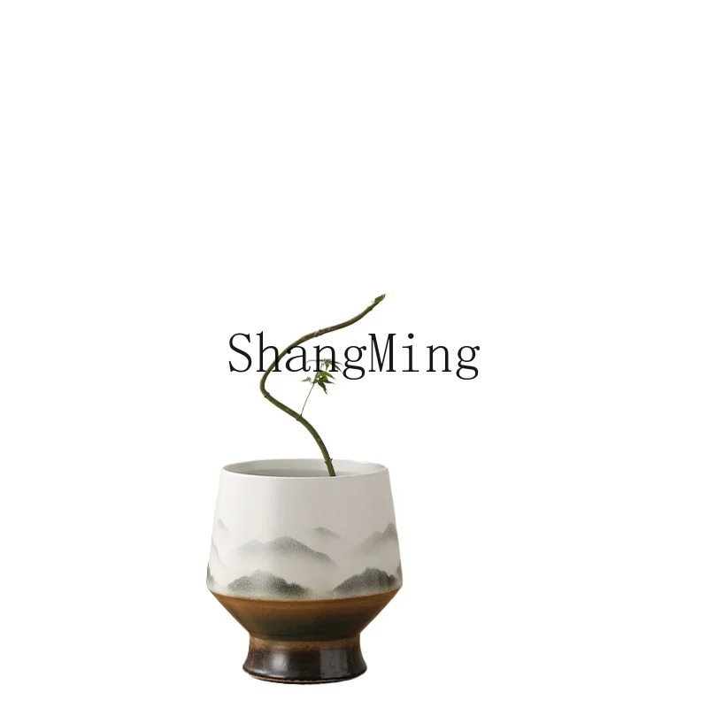 ZYH living room new Chinese retro mountain peak vase white premium holly high-end large
ZYH living room new Chinese retro mountain peak vase white premium holly high-end large