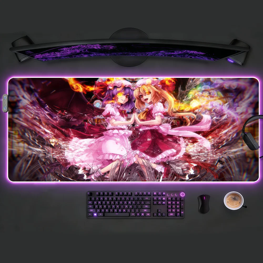 RGB gaming desktop pad, large anti slip mouse pad, lock edge design, anime art pattern desk pad, computer game office pad
RGB gaming desktop pad, large anti slip mouse pad, lock edge design, anime art pattern desk pad, computer game office pad