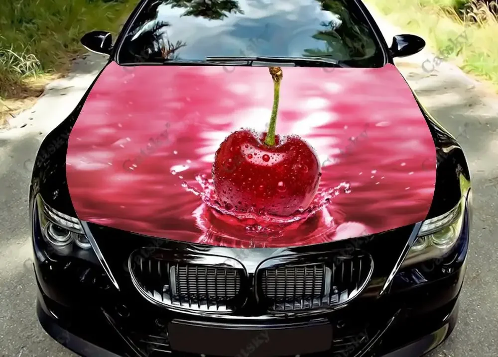 Pink Cherry Fruit Car Hood Vinyl Sticker Wrap Engine Cover Decal Full Color Graphic Fit Any Auto Accessories Protective Film
Pink Cherry Fruit Car Hood Vinyl Sticker Wrap Engine Cover Decal Full Color Graphic Fit Any Auto Accessories Protective Film