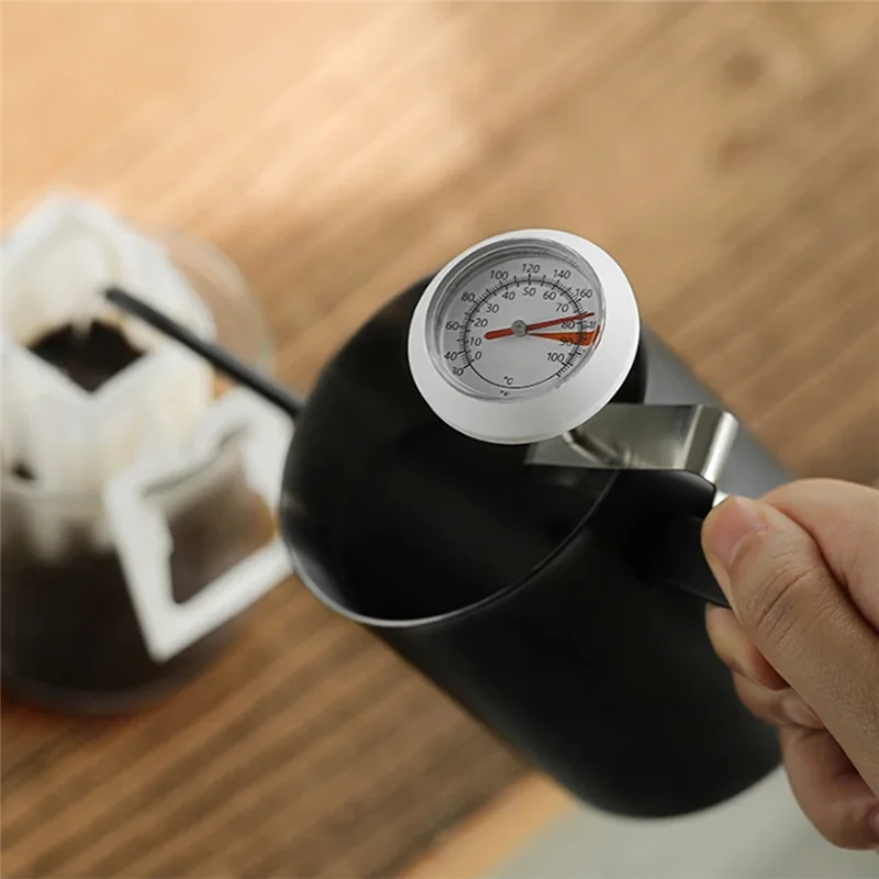Milk Foam Thermometer Pointer Thermometer Pour-Over Coffee Mechanical Thermometer Cafe Tool Kitchen Accessories
Milk Foam Thermometer Pointer Thermometer Pour-Over Coffee Mechanical Thermometer Cafe Tool Kitchen Accessories