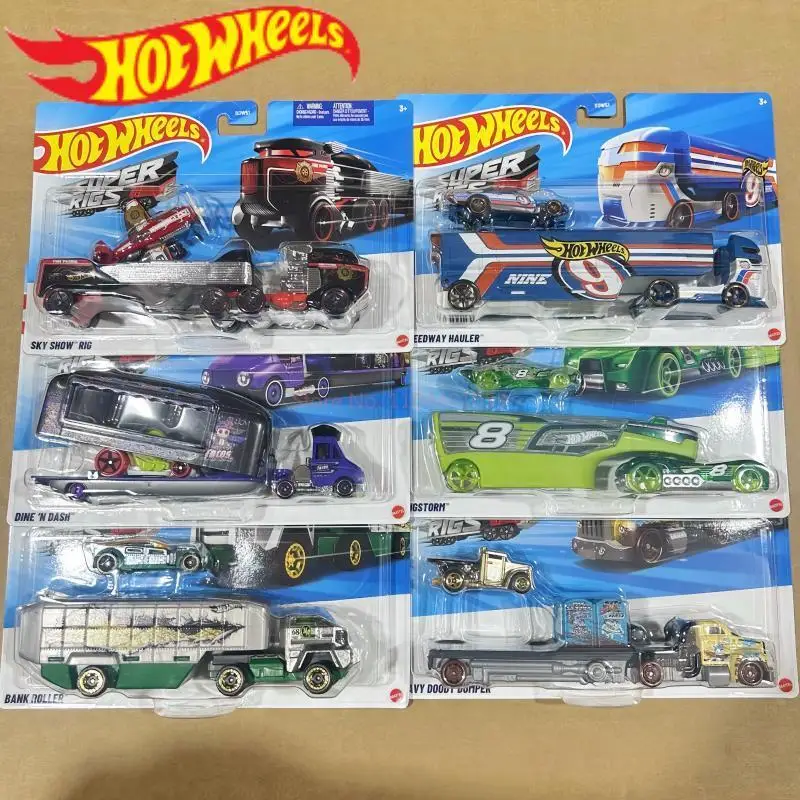 Оригинальные коллекционные машинки Hot Wheels BDW51 Super Rigs Series District Transport Nine 'N Dash, игрушки-сюрпризы, подарки для мальчиков на праздники
Оригинальные коллекционные машинки Hot Wheels BDW51 Super Rigs Series District Transport Nine 'N Dash, игрушки-сюрпризы, подарки для мальчиков на праздники