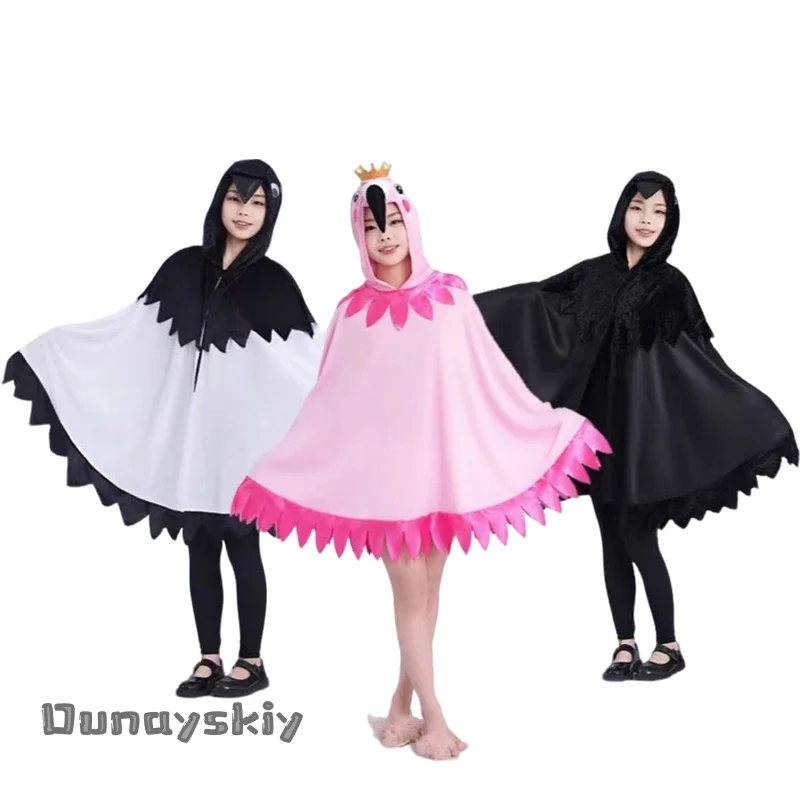 CosplayHalloween Dark Crow Cospaly Costumes Child Boy Girl Anime Hooded Cape Halloween Role-playing Animals Cloak Disguise 코스프레
CosplayHalloween Dark Crow Cospaly Costumes Child Boy Girl Anime Hooded Cape Halloween Role-playing Animals Cloak Disguise 코스프레