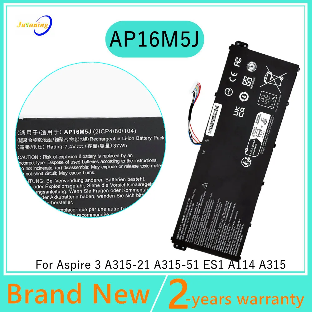 7.4V 37Wh 2ICP4/80/104 Laptop battery For Acer Aspire ES1-523 1 A114-31 3 A314-31 A315-21 A315-51 A114-31-C4ZV AP16M5J
7.4V 37Wh 2ICP4/80/104 Laptop battery For Acer Aspire ES1-523 1 A114-31 3 A314-31 A315-21 A315-51 A114-31-C4ZV AP16M5J