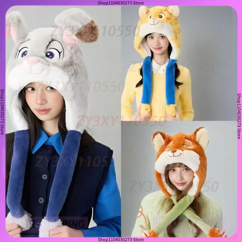 Disney Genuine Zootopia Judith Nick Clawhauser Plush Hat Warm Cute Cartoon Children'S Winter Ear Protection Hat Christmas Gift
Disney Genuine Zootopia Judith Nick Clawhauser Plush Hat Warm Cute Cartoon Children'S Winter Ear Protection Hat Christmas Gift