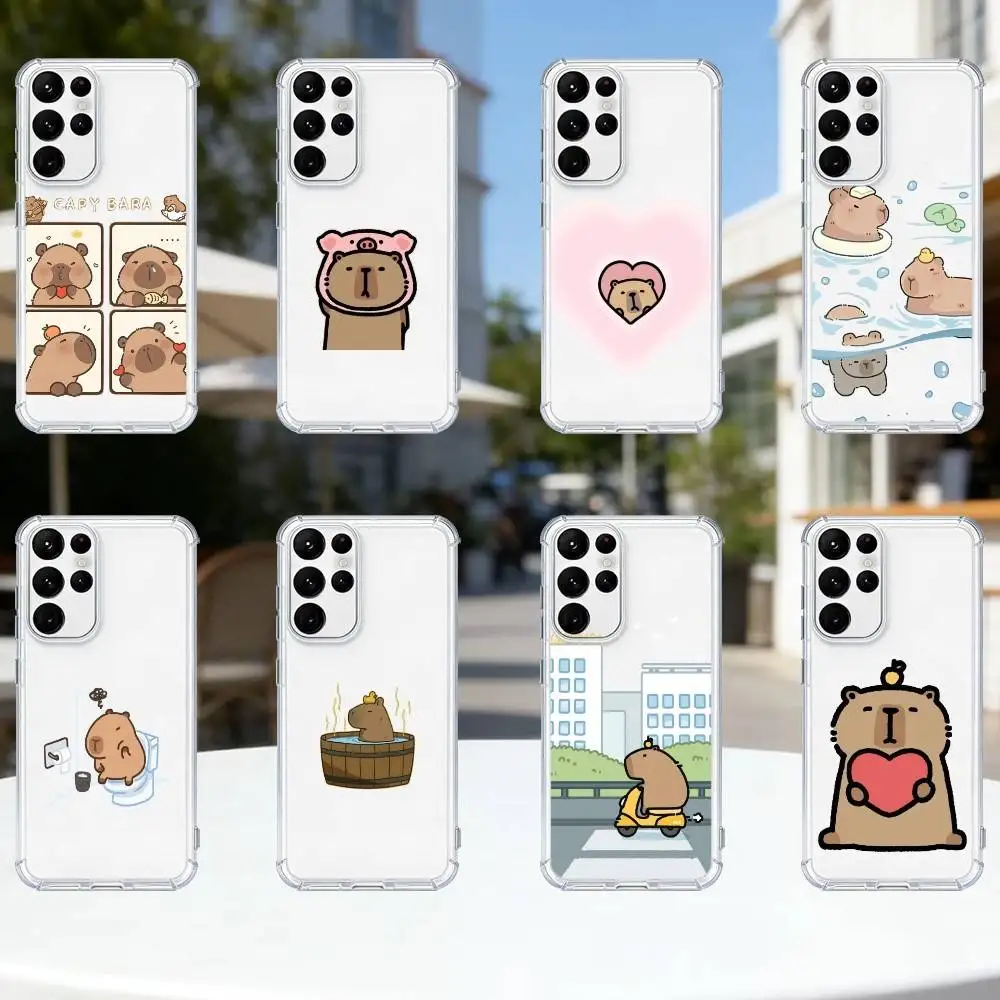 Lovely And Fun Capibala phone Case For Samsung S25,24,21,22,23,30,Ultra,20,Plus,Fe,Lite,Note Transparent Cover
Lovely And Fun Capibala phone Case For Samsung S25,24,21,22,23,30,Ultra,20,Plus,Fe,Lite,Note Transparent Cover