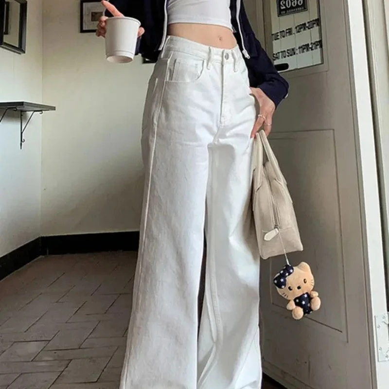 Woman Jeans High Waist Wide Leg Denim Pants for Women Korean Popular Clothes Teenagers 2000s Y2k Shiny New in Unique Trousers
Woman Jeans High Waist Wide Leg Denim Pants for Women Korean Popular Clothes Teenagers 2000s Y2k Shiny New in Unique Trousers