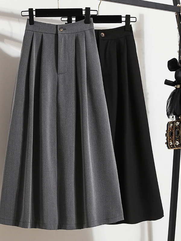 Elegant Mid-Length Tailored Suiting Skirt with Back Split for Women High Waist Straight Cut Slim Fit Polyester Fiber Printed
Elegant Mid-Length Tailored Suiting Skirt with Back Split for Women High Waist Straight Cut Slim Fit Polyester Fiber Printed