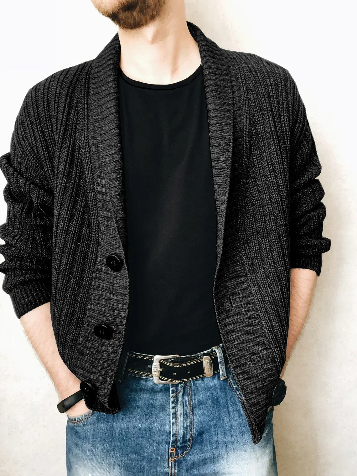 2023 Autumn Men's Sweater New Cardigan Sweater Long Sleeve Solid V-neck Men's Knit
2023 Autumn Men's Sweater New Cardigan Sweater Long Sleeve Solid V-neck Men's Knit