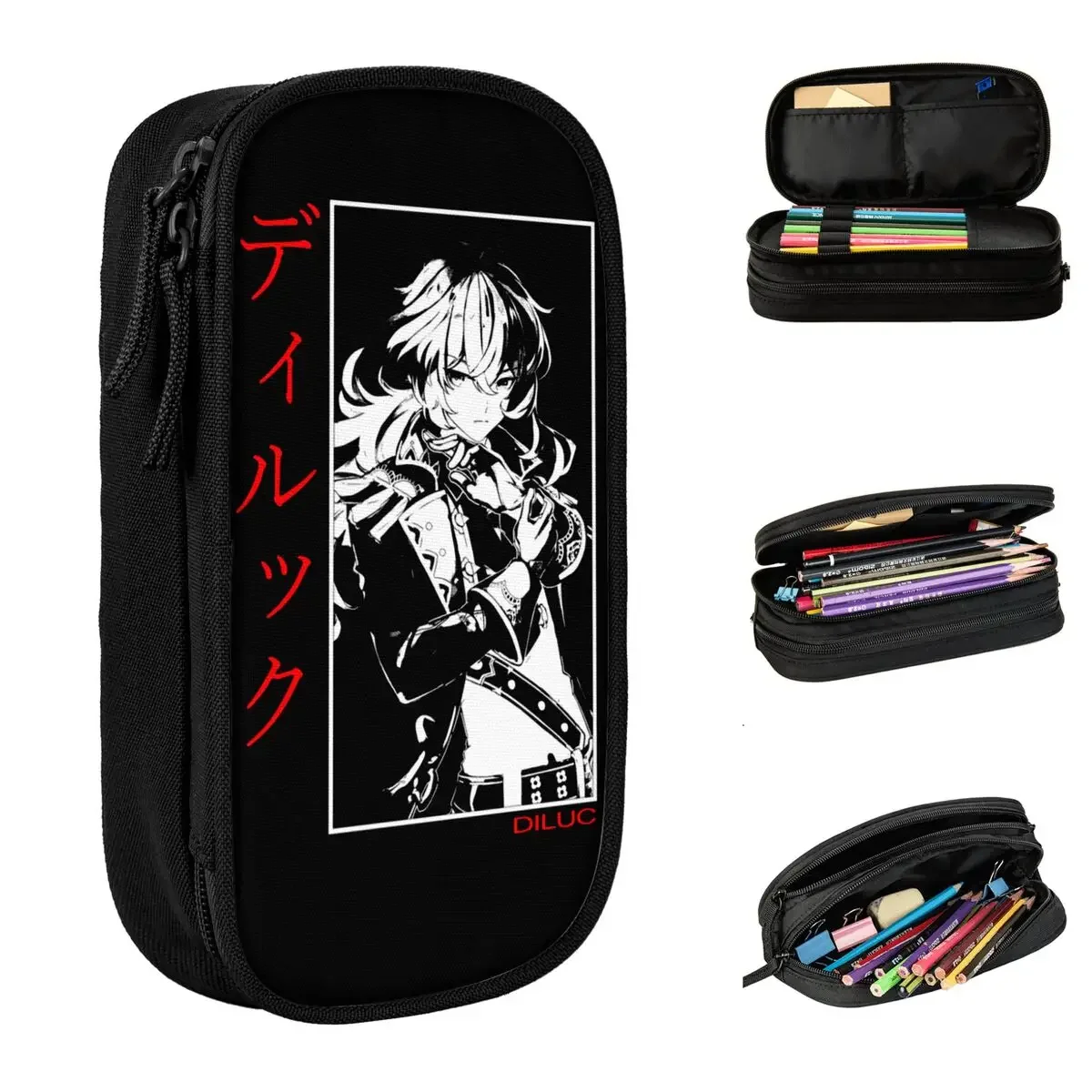 New Diluc Genshin Impact Anime Game Pencil Cases Pencilcases Pen Box Large Storage Pencil Bags Students School Gift Stationery
New Diluc Genshin Impact Anime Game Pencil Cases Pencilcases Pen Box Large Storage Pencil Bags Students School Gift Stationery