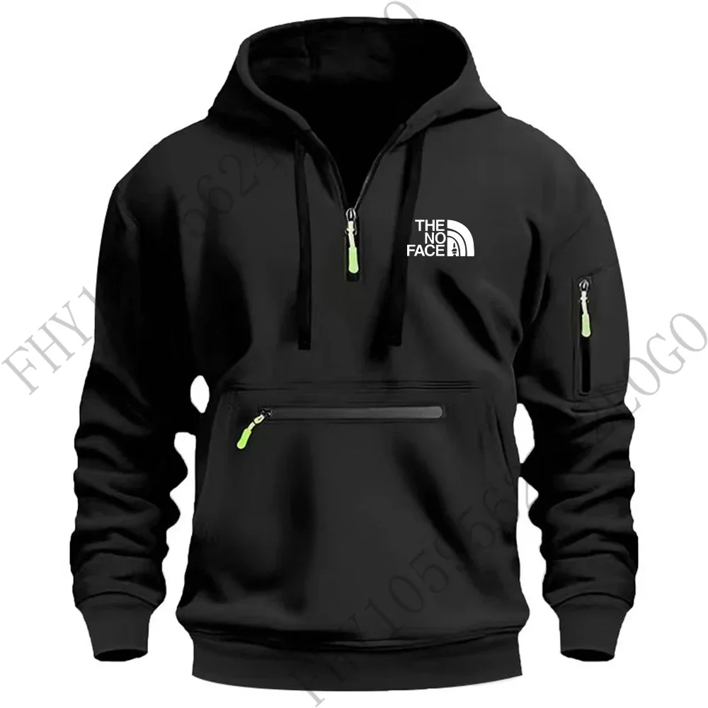 Spring and autumn new men's zipper arm pocket pullover, fashion leisure sports jogging long-sleeved hooded men loose hoodie
Spring and autumn new men's zipper arm pocket pullover, fashion leisure sports jogging long-sleeved hooded men loose hoodie