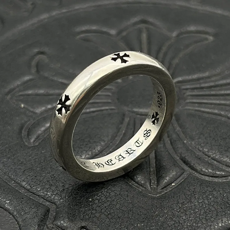 S925 Sterling Silver Vintage Concave Cross Ring Male and Female Personality Hip Hop Rounded Glossy Ring Couple
S925 Sterling Silver Vintage Concave Cross Ring Male and Female Personality Hip Hop Rounded Glossy Ring Couple