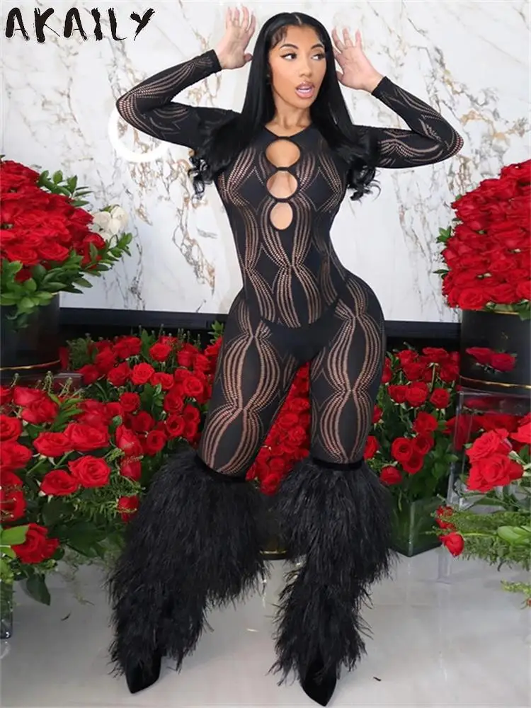 Akaily Black Hollow Out Bodycon Jumpsuits Night Club Outfits For Women 2023 Fall Street High Waist Jumpsuit Backless Activewear
Akaily Black Hollow Out Bodycon Jumpsuits Night Club Outfits For Women 2023 Fall Street High Waist Jumpsuit Backless Activewear