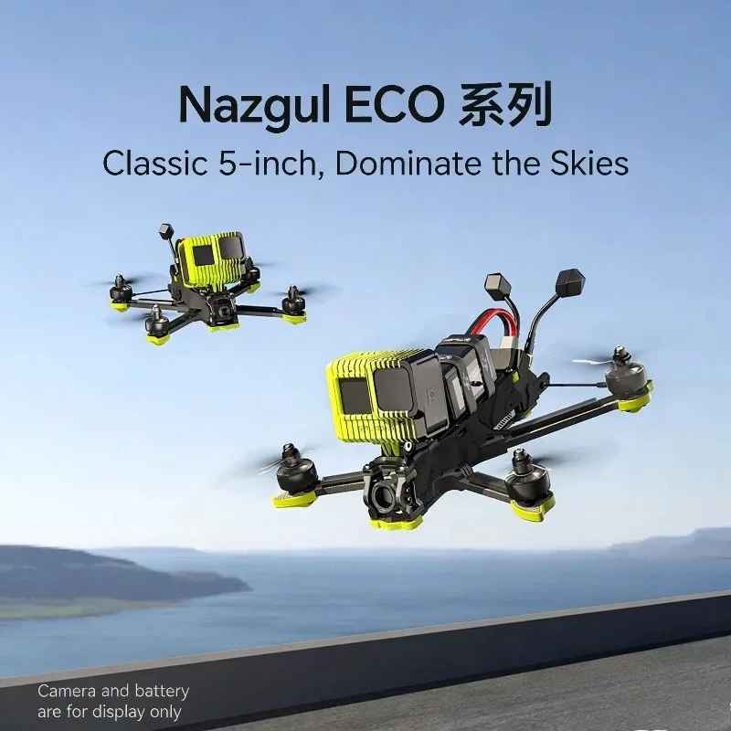 IFlight Nazgul XL5 ECO BNF 6S 5mm Arm Carbon Frame FPV Racing Drone Freestyle Ready To Fly Kit for Beginners
IFlight Nazgul XL5 ECO BNF 6S 5mm Arm Carbon Frame FPV Racing Drone Freestyle Ready To Fly Kit for Beginners