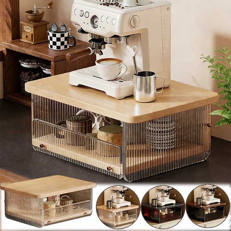 Drawer-Type Coffee Machine Organizer Tabletop Heightening Rack Multi-Functional Storage Shelf for Kitchen Bar Counter Cup Mug
Drawer-Type Coffee Machine Organizer Tabletop Heightening Rack Multi-Functional Storage Shelf for Kitchen Bar Counter Cup Mug
