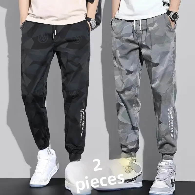 Ice Silk Men's Summer Thin Trendy Loose Cuffed Long Pants Camouflage Haome Sports Workwear Casual Nine Points Pants
Ice Silk Men's Summer Thin Trendy Loose Cuffed Long Pants Camouflage Haome Sports Workwear Casual Nine Points Pants