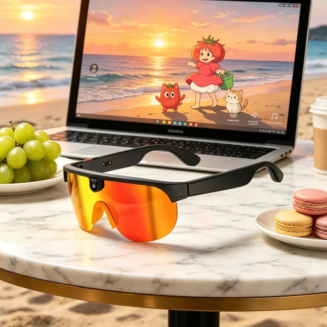 Ethereal AI Smart Glasses Men Rarefied Cycling Glasses Camera Ultra HD Video Recording Instant Translation Sunglasses Wireless
Ethereal AI Smart Glasses Men Rarefied Cycling Glasses Camera Ultra HD Video Recording Instant Translation Sunglasses Wireless