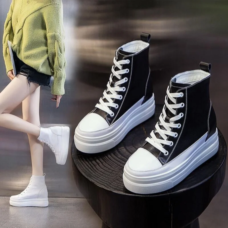 KAYOULAI/женские кроссовки на платформе из натуральной кожи 8 см, обувь на танкетке для женщин, весенне-осенне-зимние женские ботильоны, повседневная обувь
KAYOULAI/женские кроссовки на платформе из натуральной кожи 8 см, обувь на танкетке для женщин, весенне-осенне-зимние женские ботильоны, повседневная обувь