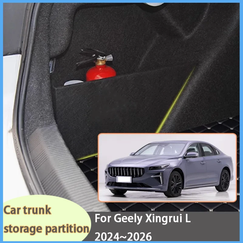 For Geely Xingrui L 2024~2026 25 Car Organizer Thickening Trunk Side Partition Trunk Interior Storage Box Parts
For Geely Xingrui L 2024~2026 25 Car Organizer Thickening Trunk Side Partition Trunk Interior Storage Box Parts