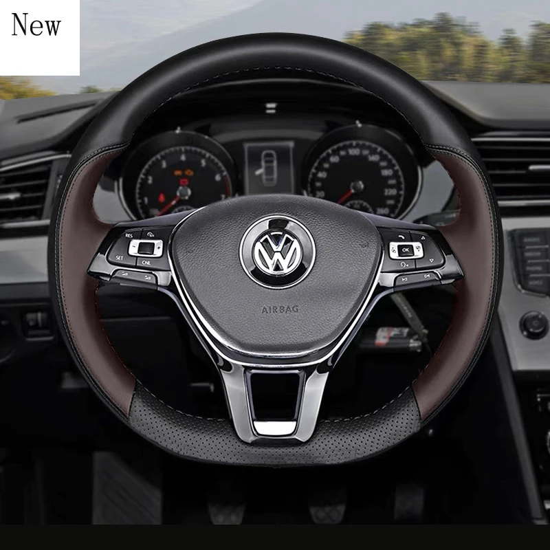For Volkswagen Teramont 2017 \ 2020 High-quality Custom Hand-stitched Leather Car Steering Wheel Cover Car Accessories
For Volkswagen Teramont 2017 \ 2020 High-quality Custom Hand-stitched Leather Car Steering Wheel Cover Car Accessories
