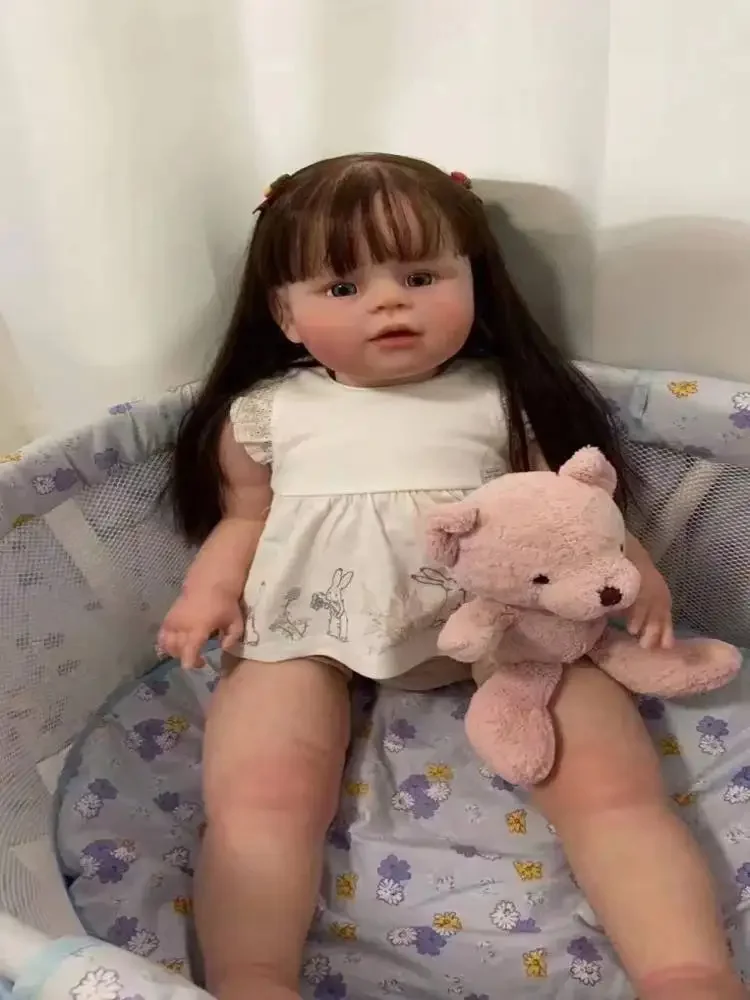 28inch Huge Reborn Doll Doll Peggy Girl Finished Hand-made Doll Real Gentle Touch Reborn Baby Dolls
28inch Huge Reborn Doll Doll Peggy Girl Finished Hand-made Doll Real Gentle Touch Reborn Baby Dolls