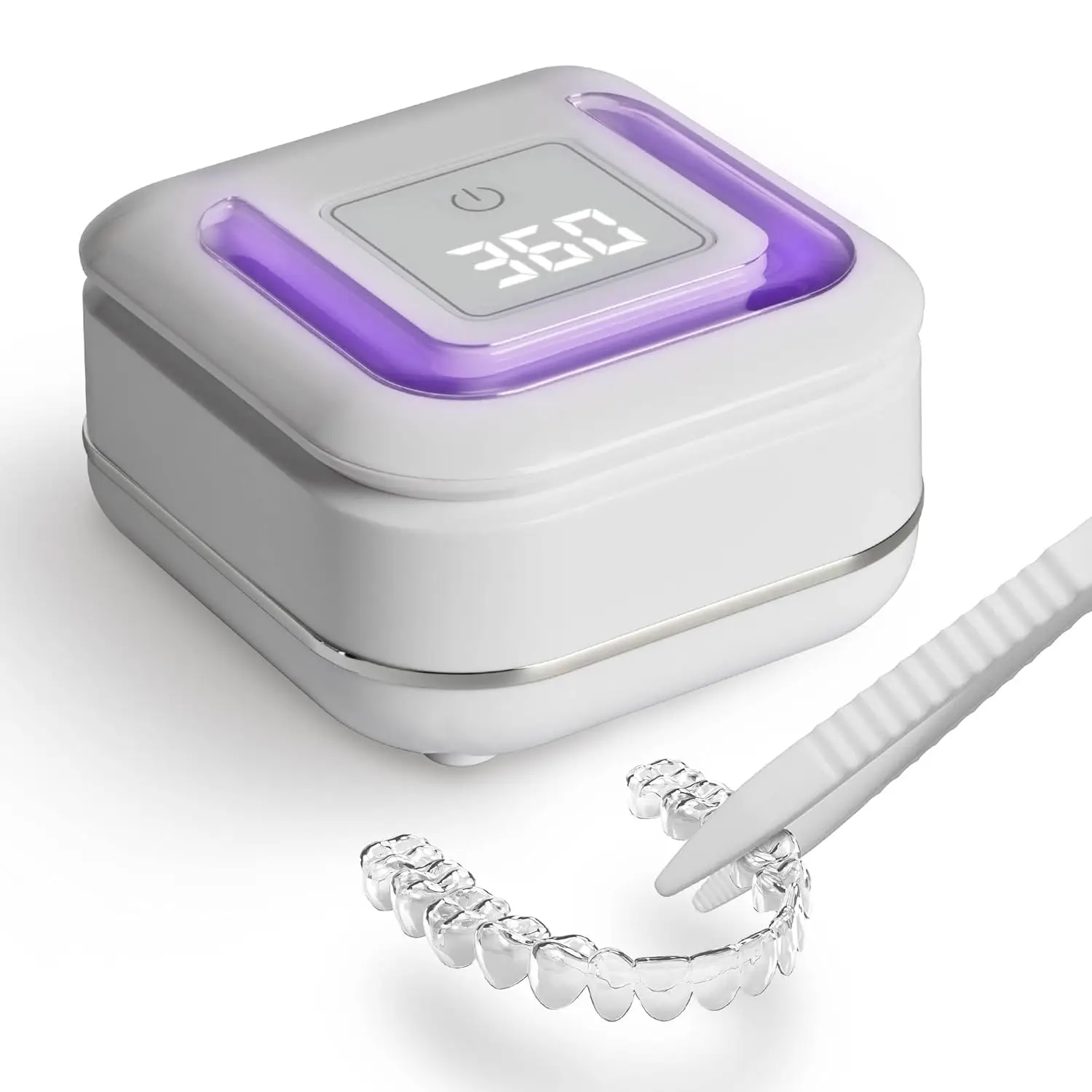 2-in-1 Ultrasonic & UV Dental Cleaner, 42kHz Deep Cleaning with Timer for Retainers and Jewelry
2-in-1 Ultrasonic & UV Dental Cleaner, 42kHz Deep Cleaning with Timer for Retainers and Jewelry