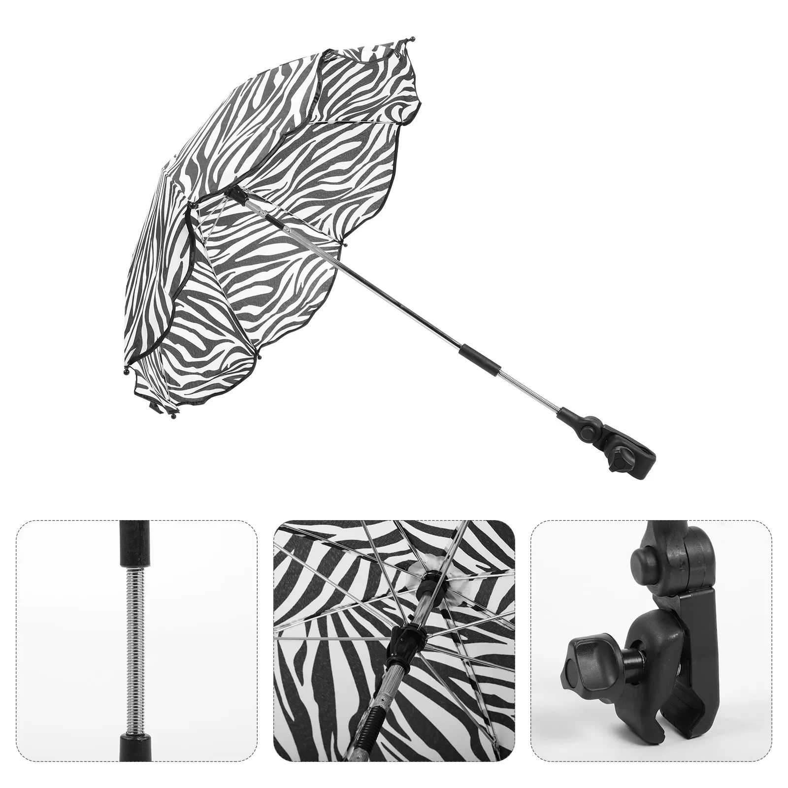Baby Stroller Umbrella with Flexible Base Adjustable Sun Shade Uv Protection Wind Resistant Water Resistant for Pram Buggy
Baby Stroller Umbrella with Flexible Base Adjustable Sun Shade Uv Protection Wind Resistant Water Resistant for Pram Buggy