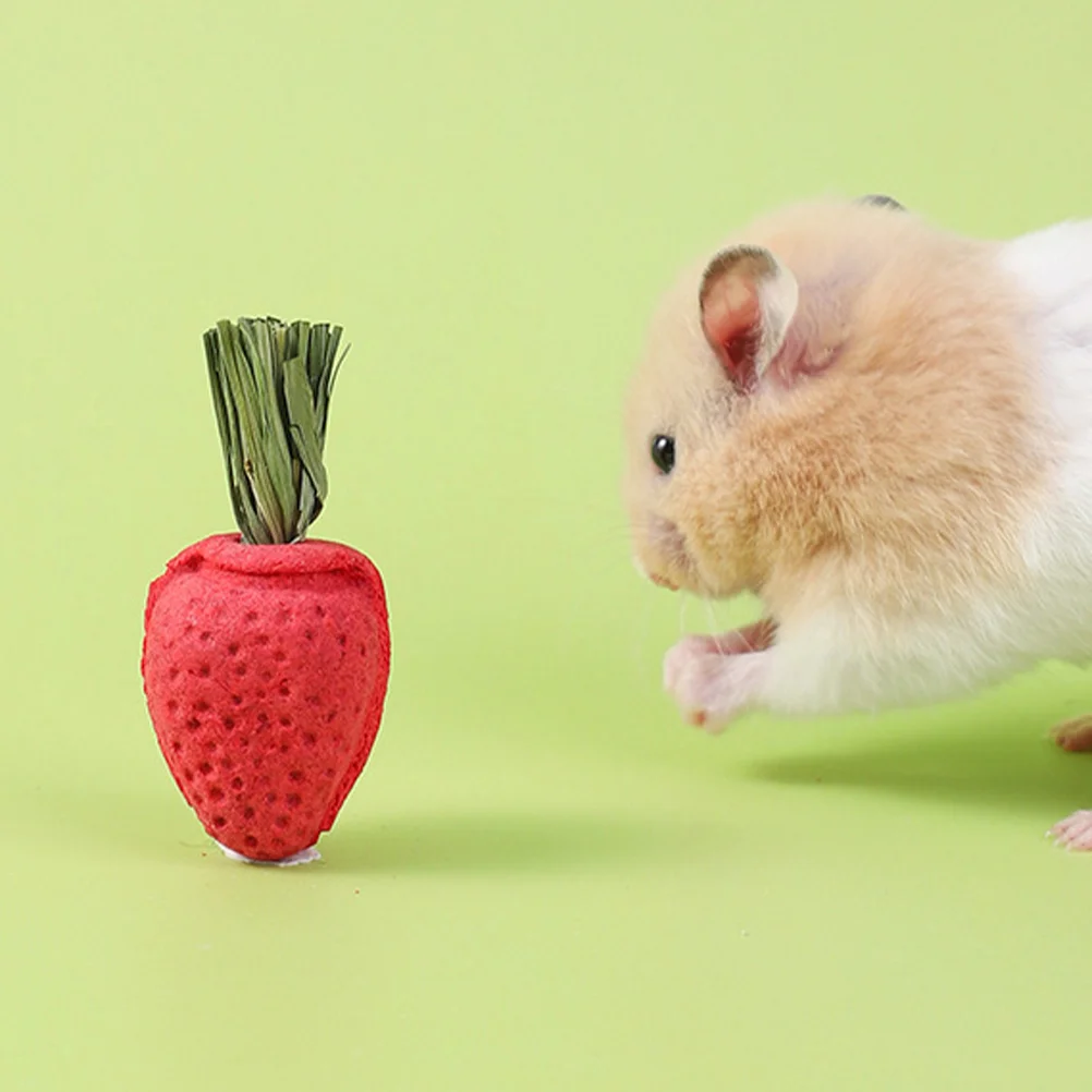 3 Pcs Hamster Teething Toy Biting Sticks Toys Rabbit Chew Plaything Little Strawberry Accessories
3 Pcs Hamster Teething Toy Biting Sticks Toys Rabbit Chew Plaything Little Strawberry Accessories