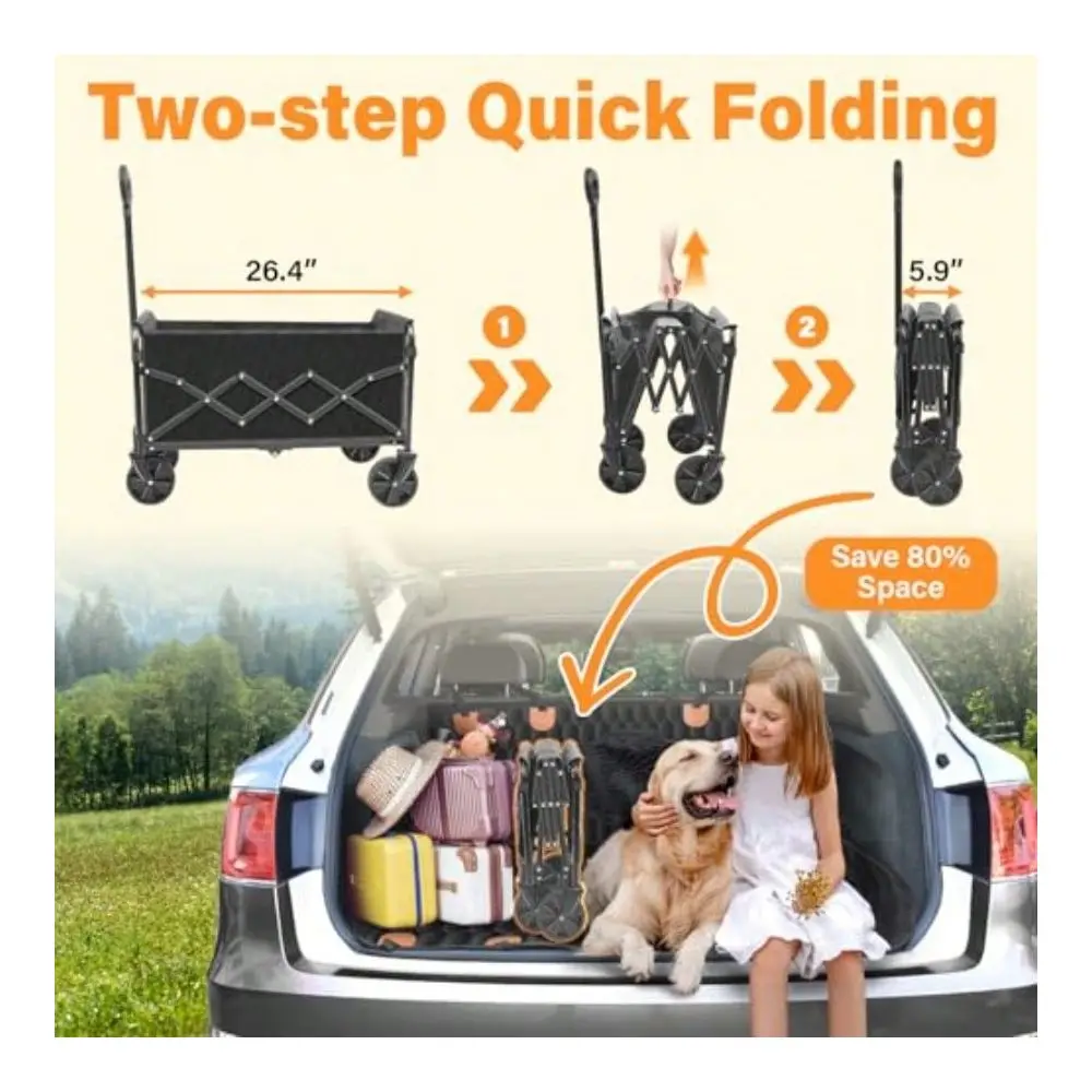 Collapsible Wagon Cart With Wheels Portable Utility Wagon For Camping Sports Events Grocery Shopping Apartment Living And Trave
Collapsible Wagon Cart With Wheels Portable Utility Wagon For Camping Sports Events Grocery Shopping Apartment Living And Trave