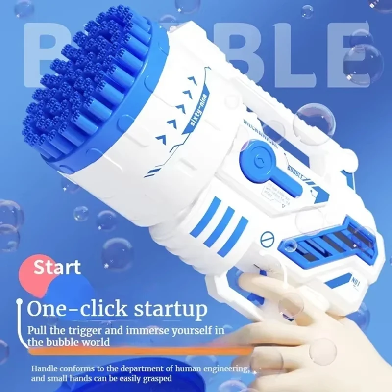 B61A-Colorful Electric Bubble Machine - Automatic Bubble Machine, LED Lighting Effects, Ideal Gift For Kids
B61A-Colorful Electric Bubble Machine - Automatic Bubble Machine, LED Lighting Effects, Ideal Gift For Kids