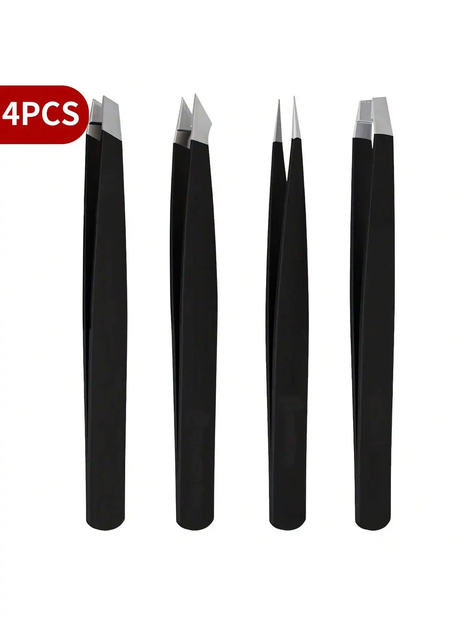 4pcs Professional Tweezers - Perfect For Eyebrow Hair Removal, Beard Pulling And Inward Growing Hair, Suitable For all
4pcs Professional Tweezers - Perfect For Eyebrow Hair Removal, Beard Pulling And Inward Growing Hair, Suitable For all